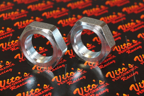 2 x Vito's Performance rear AXLE NUTS for Yamaha Banshee 350 Blaster 200 4