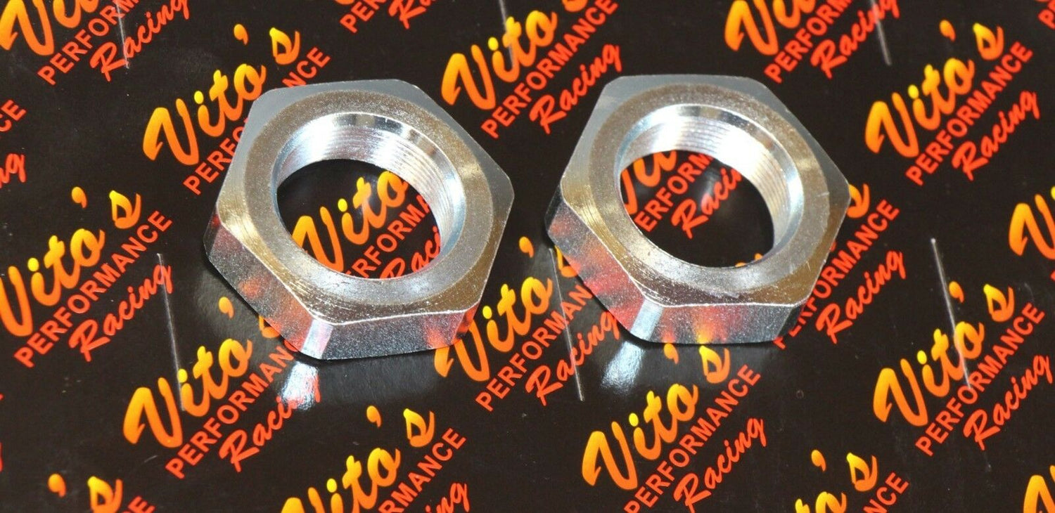 2 x Vito's Performance rear AXLE NUTS for Yamaha Banshee 350 Blaster 200 5