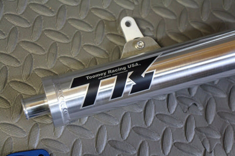 TOOMEY B1 Yamaha Blaster aftermarket exhaust pipe + silencer CHROME PLATED 5