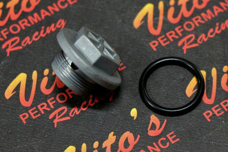 Vito's Fuel Bowl Drain Bolt Plug Keihin PWK PJ FCR Mx Carb Carburetor + O-Ring 1