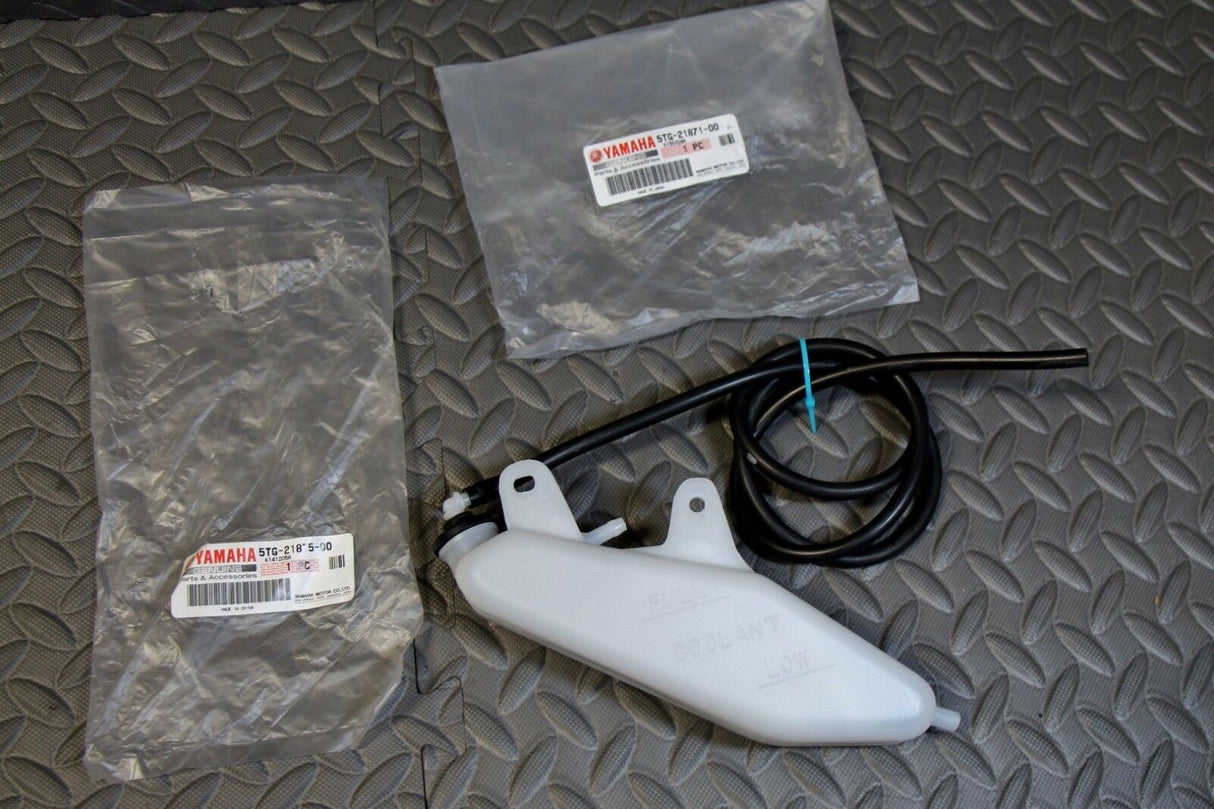 NEW YFZ450 radiator fluid reservoir Coolant bottle overflow Raptor 660 01-05 1