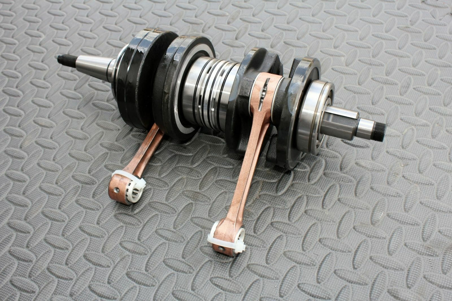 Yamaha Banshee crank crankshaft 4mm stroker 115mm long rod welded KOYO bearings 1