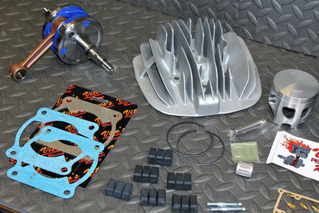 Vito's BLASTER Big Bore 240cc Yamaha 72.00 Cylinder +3mm stroker crank kit 3