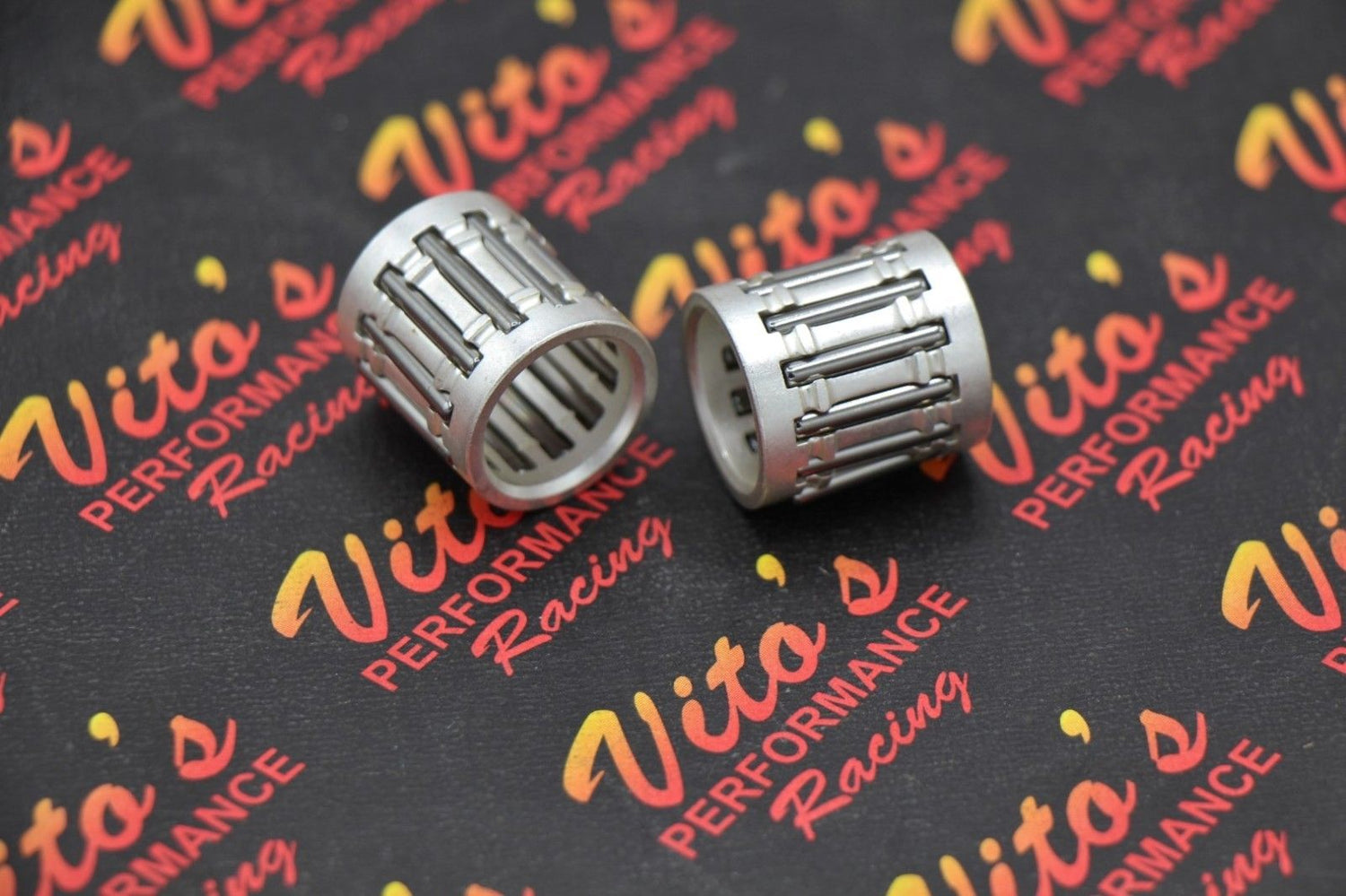 2 X Vito's Performance Premium Silver Cage WRIST PIN NEEDLE BEARING Banshee 1