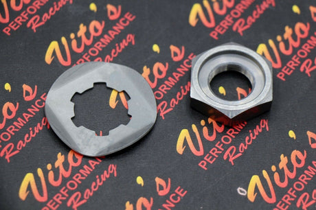 NEW Yamaha Banshee chain front sprocket NUT + LOCK WASHER tab kit 1987-2006 1