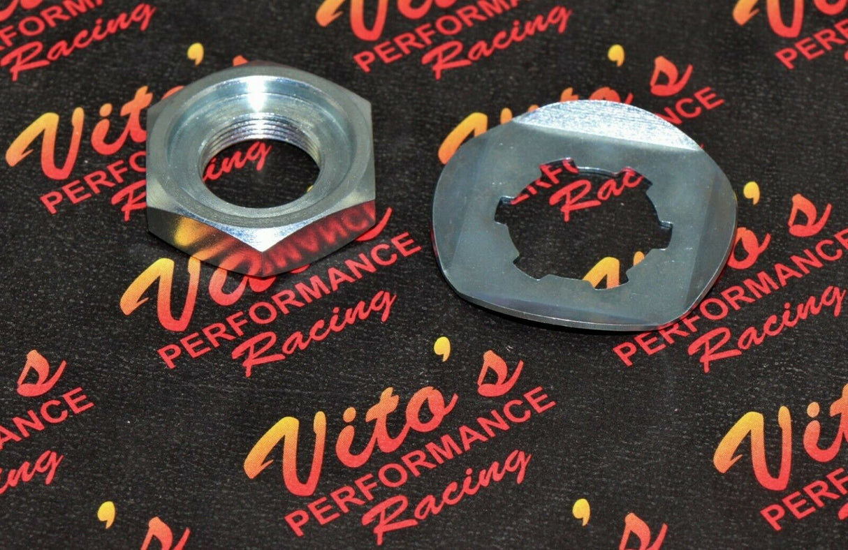 NEW Yamaha Banshee chain front sprocket NUT + LOCK WASHER tab kit 1987-2006 2