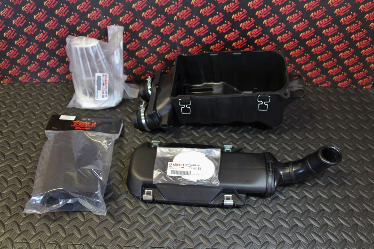 NEW Yamaha Banshee OEM factory stock airbox FULL KIT + lid + Vito's filter 8