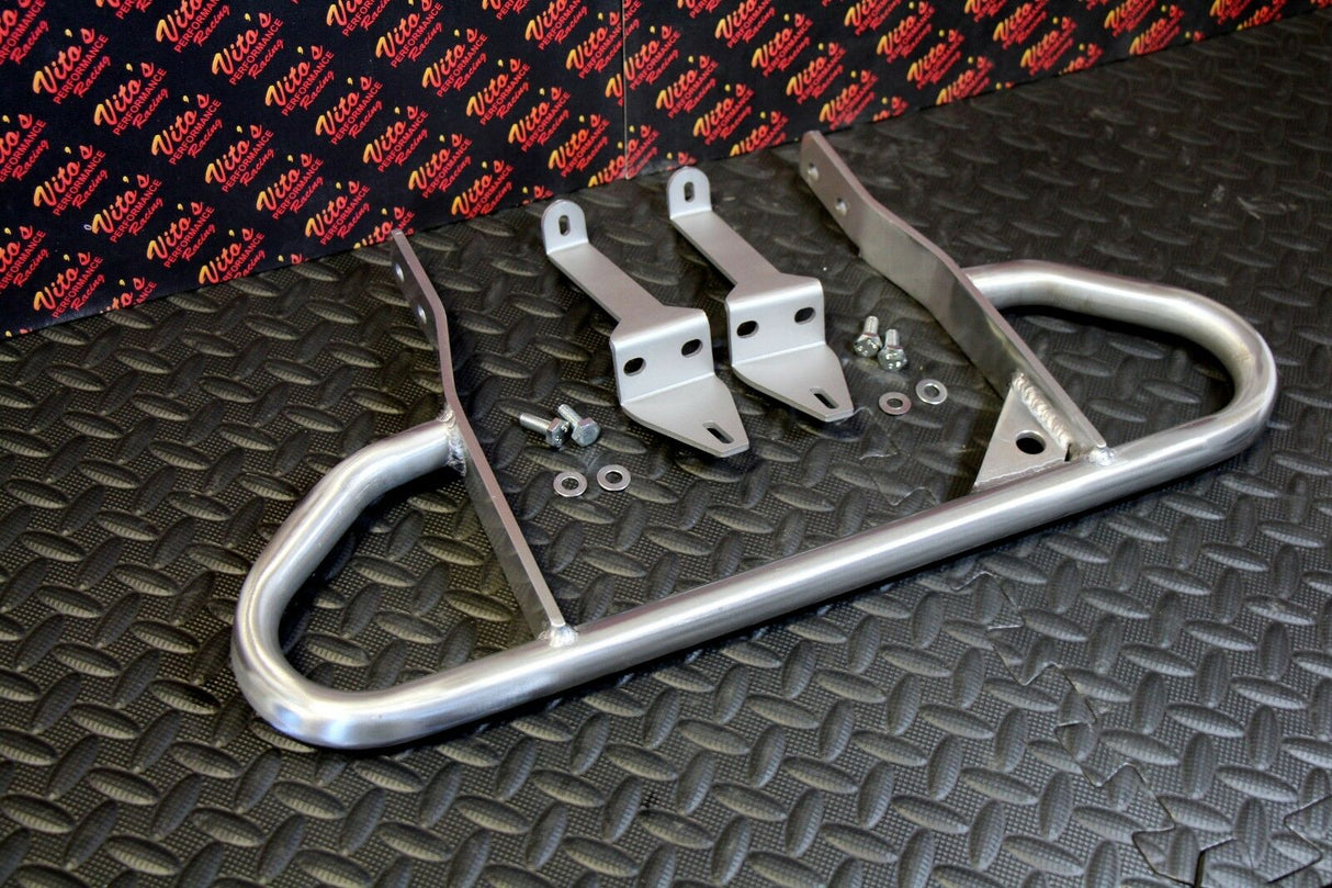 Vito's New Grab Bar Raptor 660 Rear Wide Desert Bumper Aluminum Yfz450 + Bracket 2