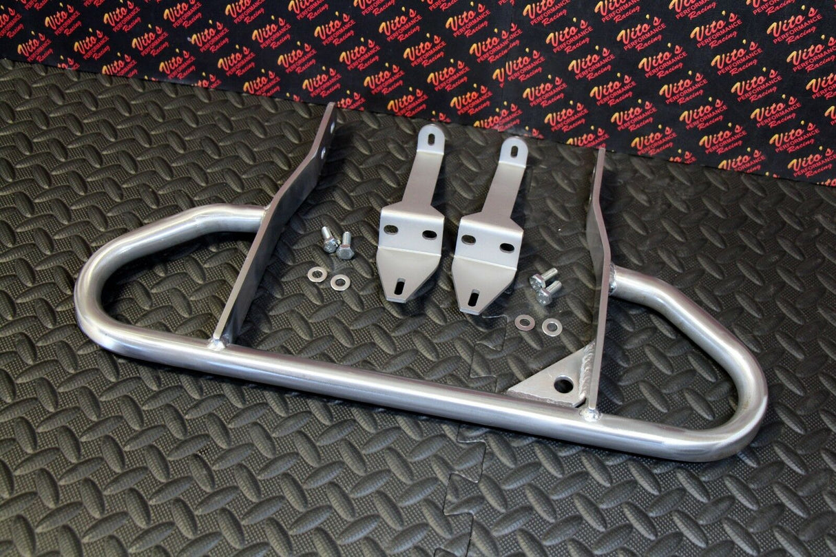 Vito's New Grab Bar Raptor 660 Rear Wide Desert Bumper Aluminum Yfz450 + Bracket 3