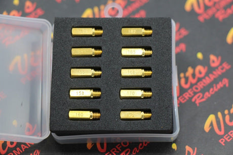 VITO'S Keihin MAIN HEX JET KIT Blaster PJ PWK 28mm 34mm 35mm 10 sizes 150-172 2