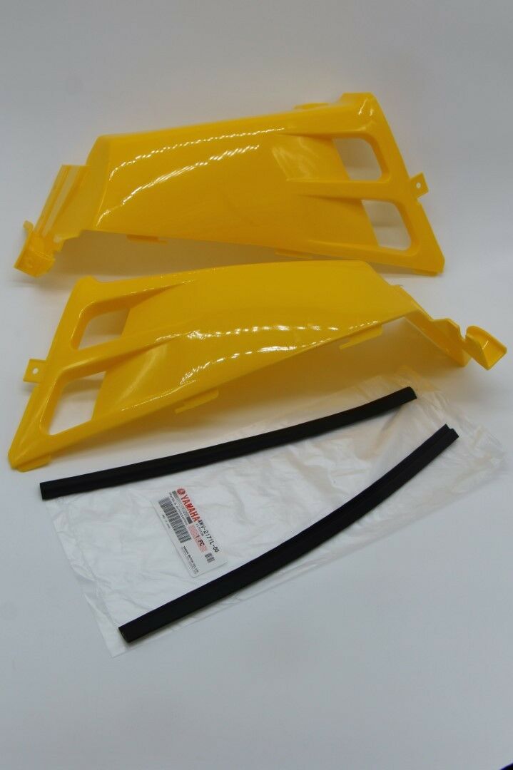 NEW Vito's Yamaha Banshee gas tank side covers plastic wrap 1987-2006 YELLOW 2