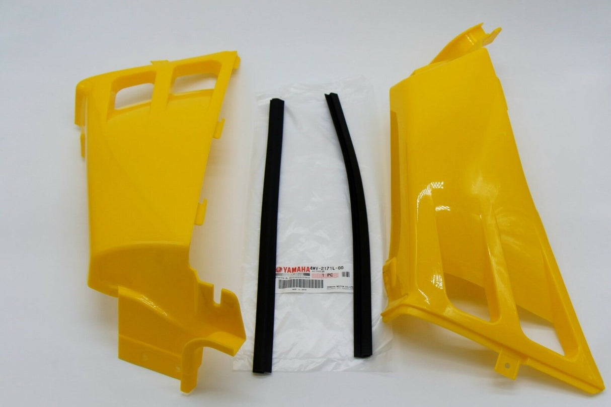 NEW Vito's Yamaha Banshee gas tank side covers plastic wrap 1987-2006 YELLOW 3