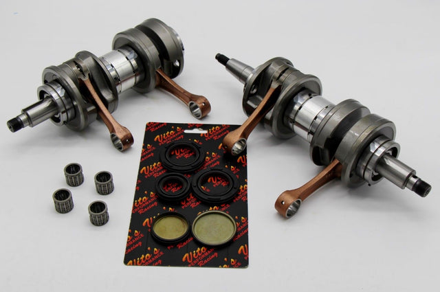 NEW Yamaha RZ500 RD500 Dual Crank Crankshaft Factory Size + Vito's Seal Kit 1