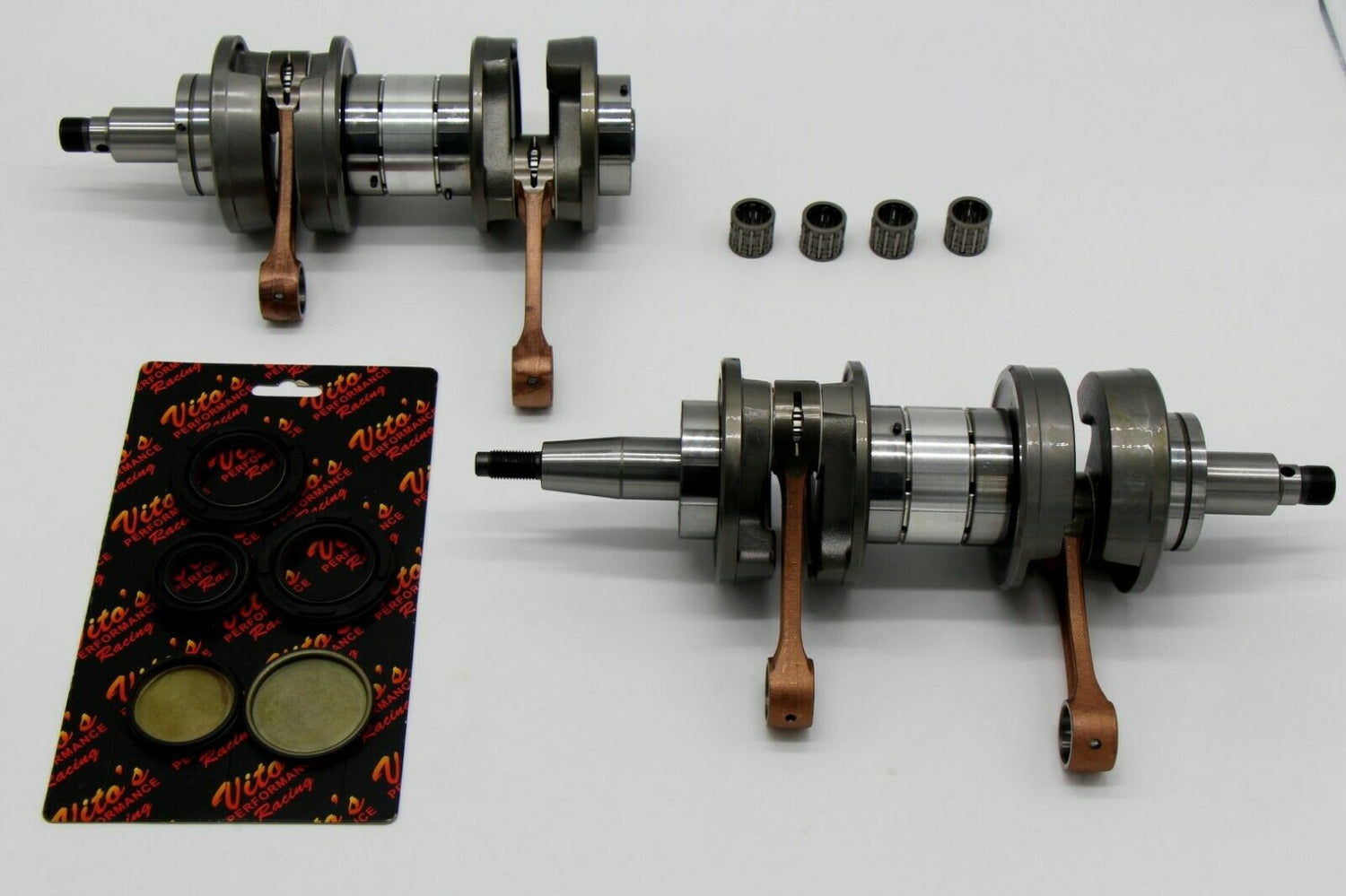 NEW Yamaha RZ500 RD500 Dual Crank Crankshaft Factory Size + Vito's Seal Kit 6