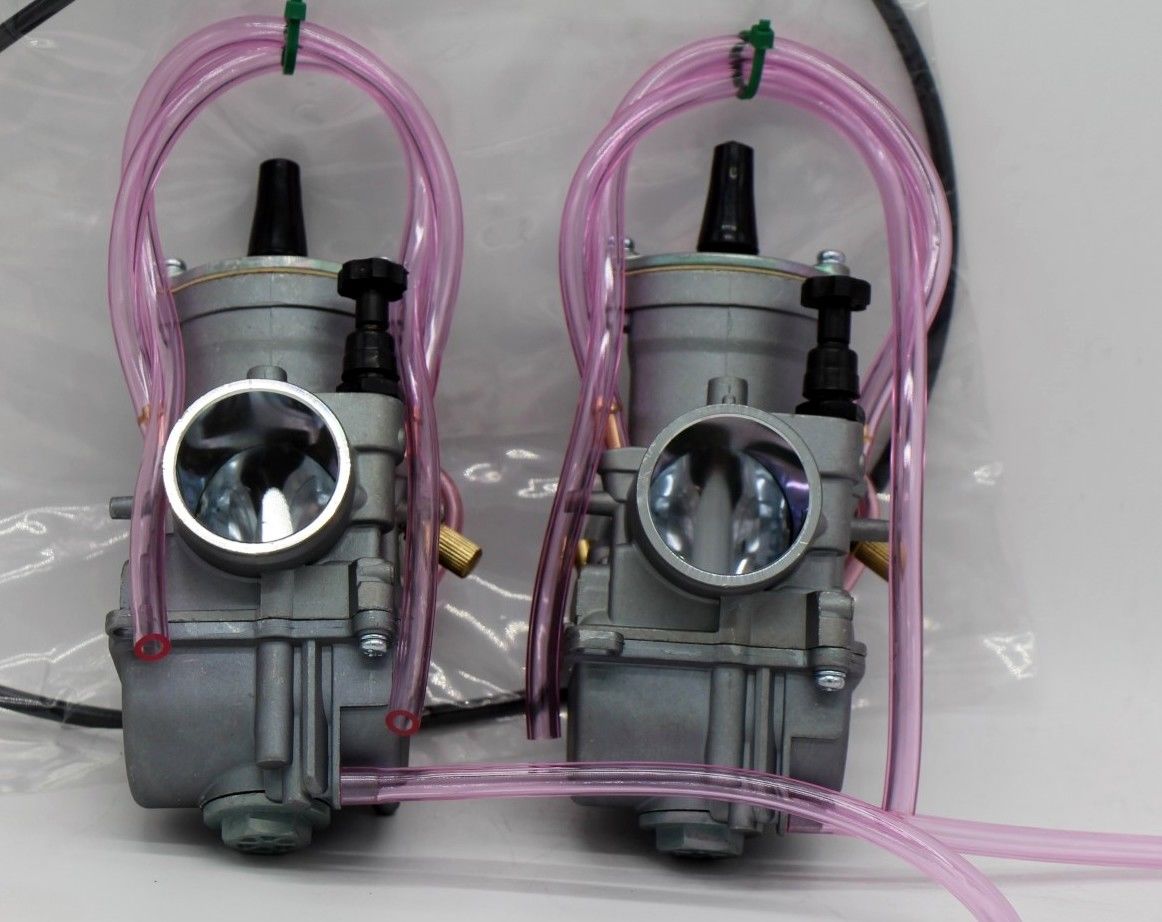 2 x Yamaha Banshee 28mm 28 Mil Larger Carbs Carburetors PWK + Vito's thumb cable 4