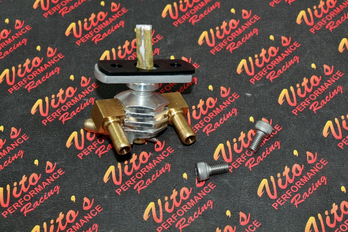 Vito's Fuel Valve Dual Petcock Yamaha Banshee Raptor 660 Gas Tank Feed High Flow 3