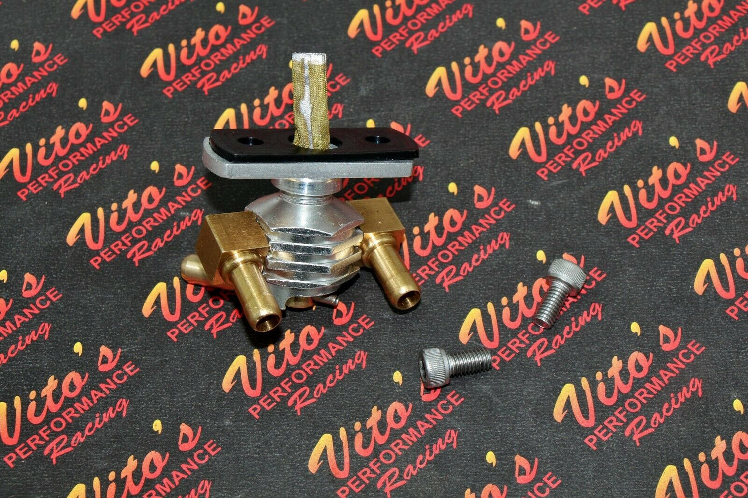 Vito's Fuel Valve Dual Petcock Yamaha Banshee Raptor 660 Gas Tank Feed High Flow 3
