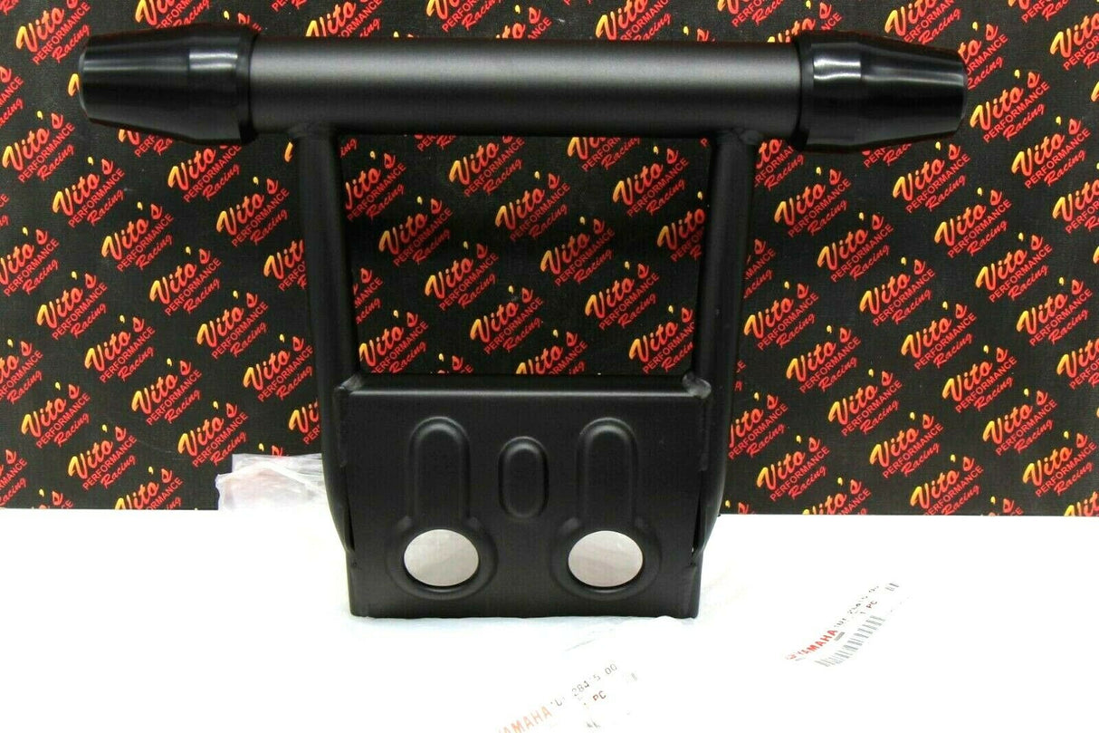 New Oem Factory Banshee 1987-2006 Front Atv Bumper Guard + Rubber End Caps Black 3