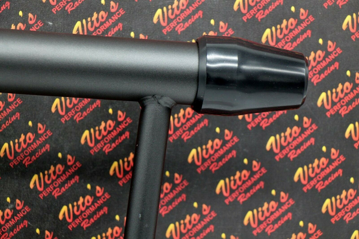 New Oem Factory Banshee 1987-2006 Front Atv Bumper Guard + Rubber End Caps Black 2