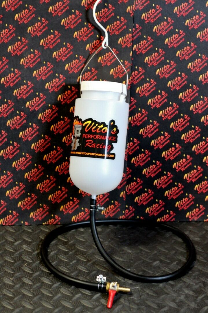 NEW Vito's hanging gas purge FUEL TANK - alcohol methanol BANSHEE drag Auxiliary 1