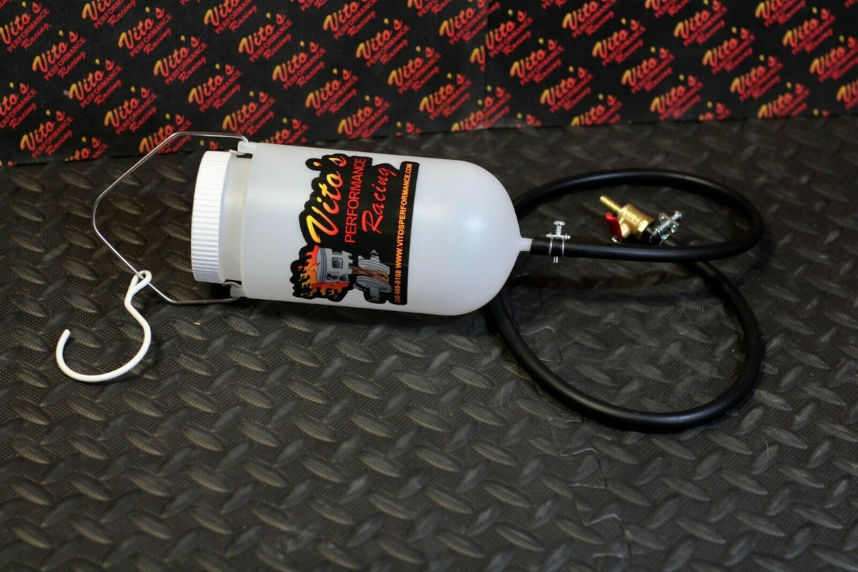 NEW Vito's hanging gas purge FUEL TANK - alcohol methanol BANSHEE drag Auxiliary 3