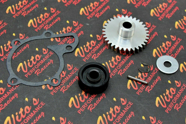 Vito's Banshee BILLET GEAR aluminum water pump impeller + gasket + seal kit 1