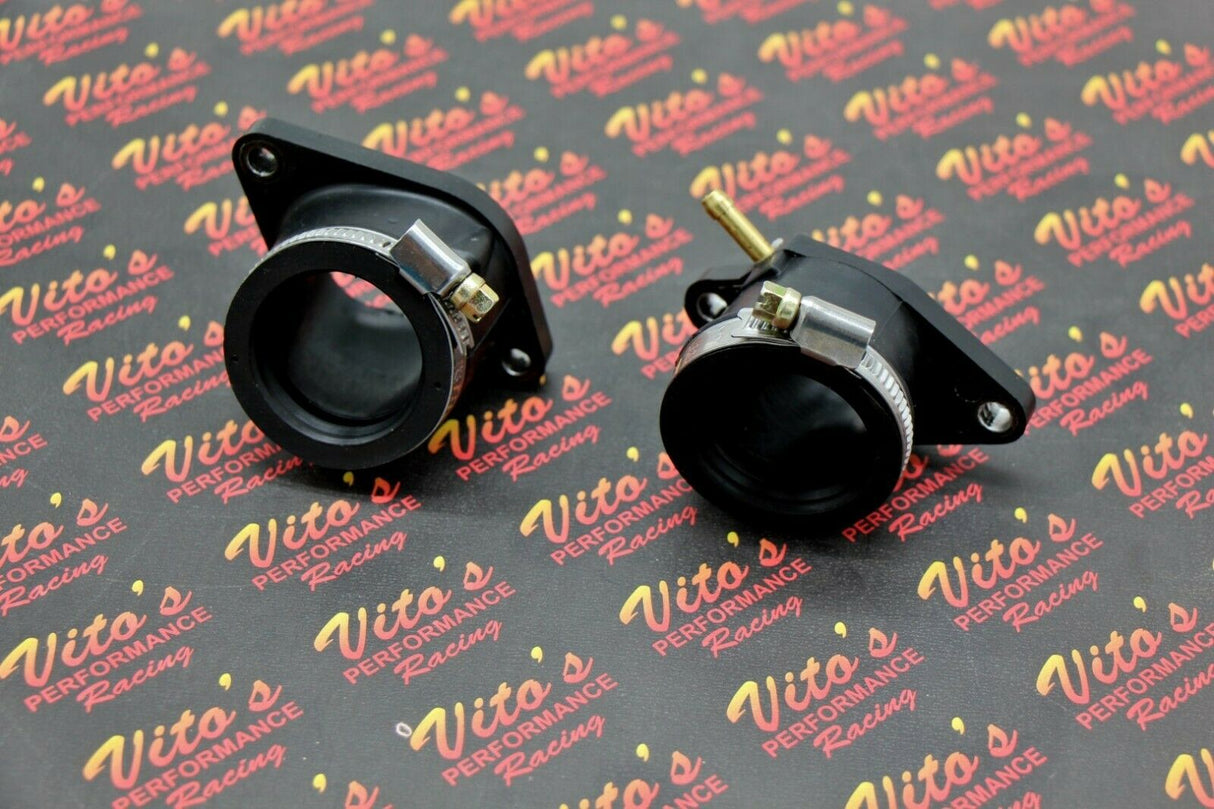 2 x Intake manifold carburetor boots L  R Yamaha Raptor 660 660r 2001-2005 NEW 1
