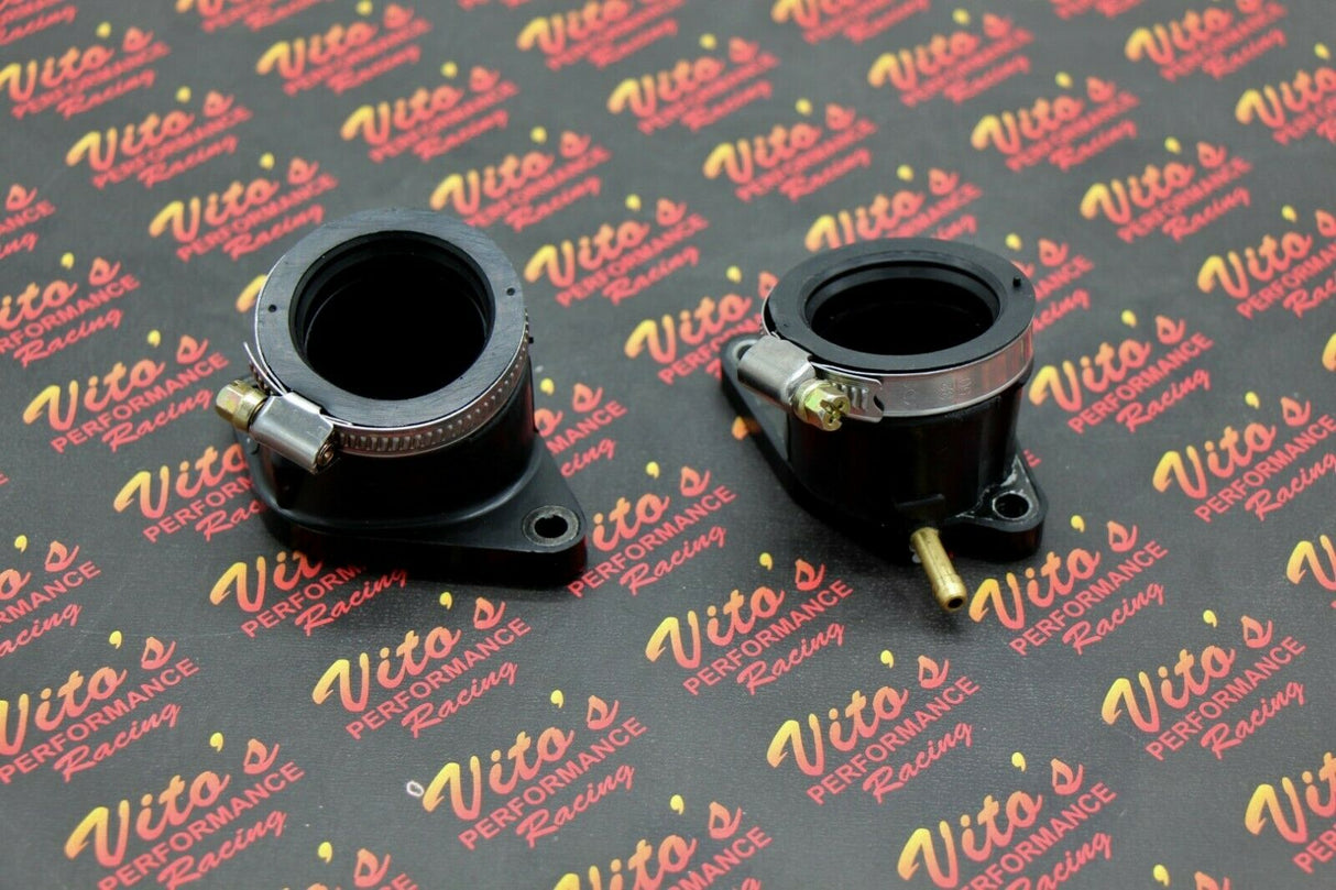 2 x Intake manifold carburetor boots L  R Yamaha Raptor 660 660r 2001-2005 NEW 2