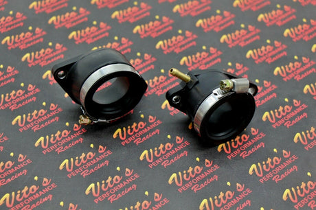 2 x Intake manifold carburetor boots L  R Yamaha Raptor 660 660r 2001-2005 NEW 3