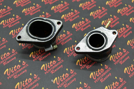 2 x Intake manifold carburetor boots L  R Yamaha Raptor 660 660r 2001-2005 NEW 4