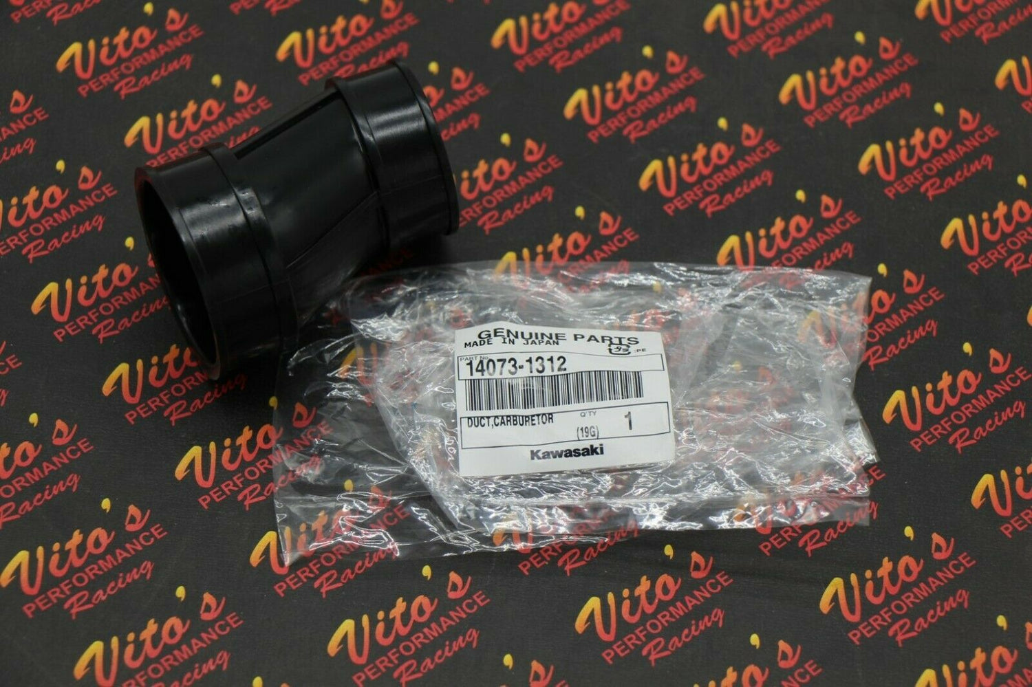 1988-2011 Bayou 220 250 OEM Kawasaki carburetor duct manifold boot 14073-1312 2