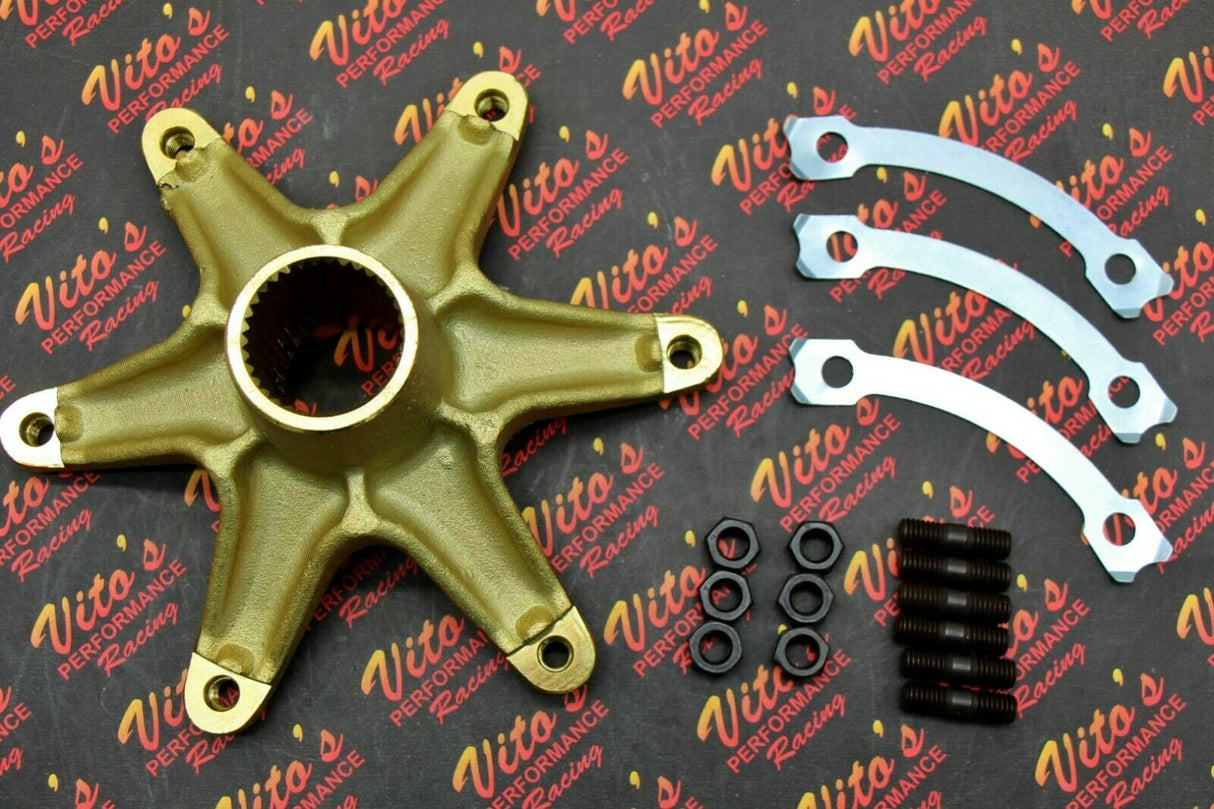 Vito's sprocket hub Banshee / Blaster + studs + nuts + locks + sprocket 39 tooth 2