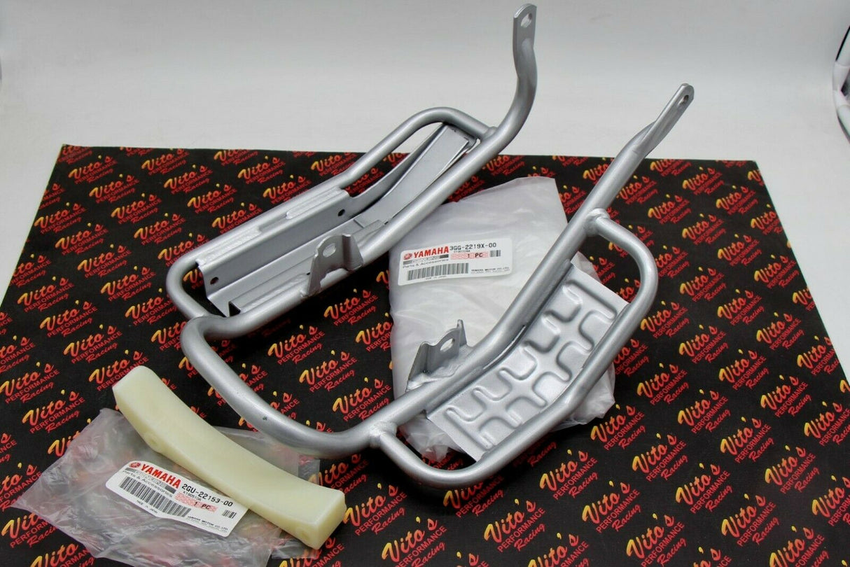 NEW skidplate skid OEM Yamaha Banshee rear swingarm protector + guard 1987-2006 2