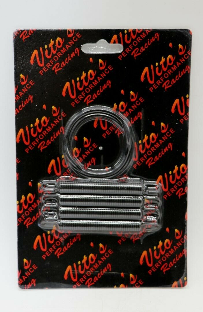 NEW Banshee pipe springs + exhaust o-ring gasket kit exhaust FMF Toomey BLACK 2