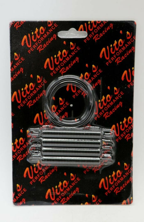 NEW Banshee pipe springs + exhaust o-ring gasket kit exhaust FMF Toomey BLACK 2