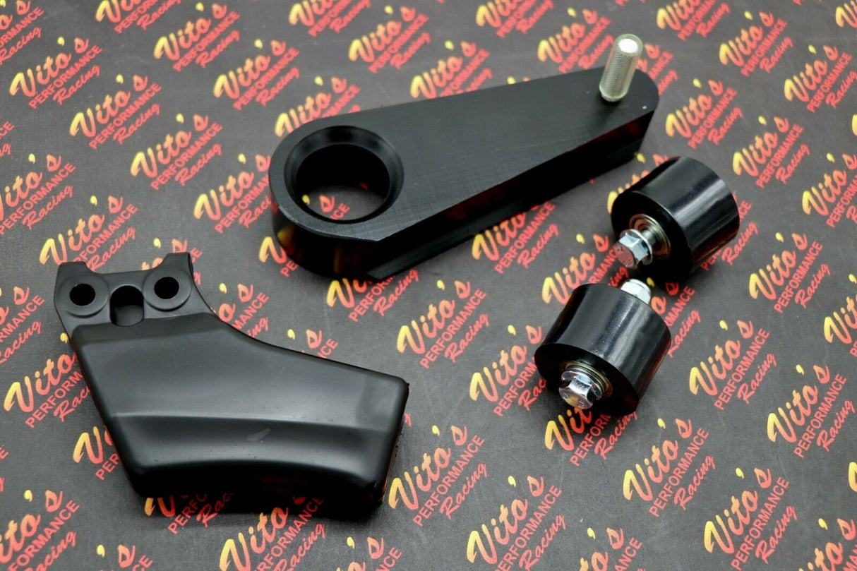 NEW swingarm chain guide + slider + rollers Yamaha Banshee Vito's Performance 1