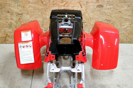 Yamaha Banshee fenders + gas tank plastic + grill + graphics BLACK  RED 2007 6