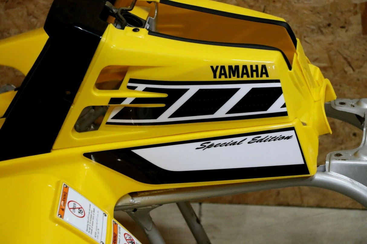 Yamaha Banshee fenders gas tank plastic grill graphics BLACK  YELLOW 2006 50th 9