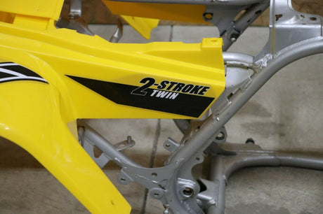 Yamaha Banshee fenders gas tank plastic grill graphics BLACK  YELLOW 2006 50th 10