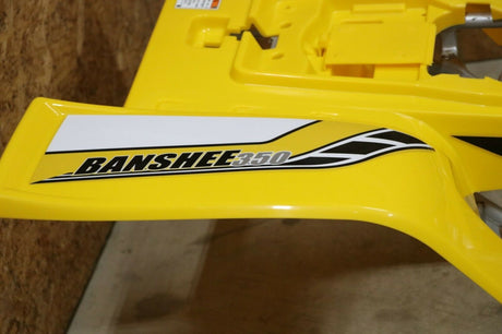 Yamaha Banshee fenders gas tank plastic grill graphics BLACK  YELLOW 2006 50th 11