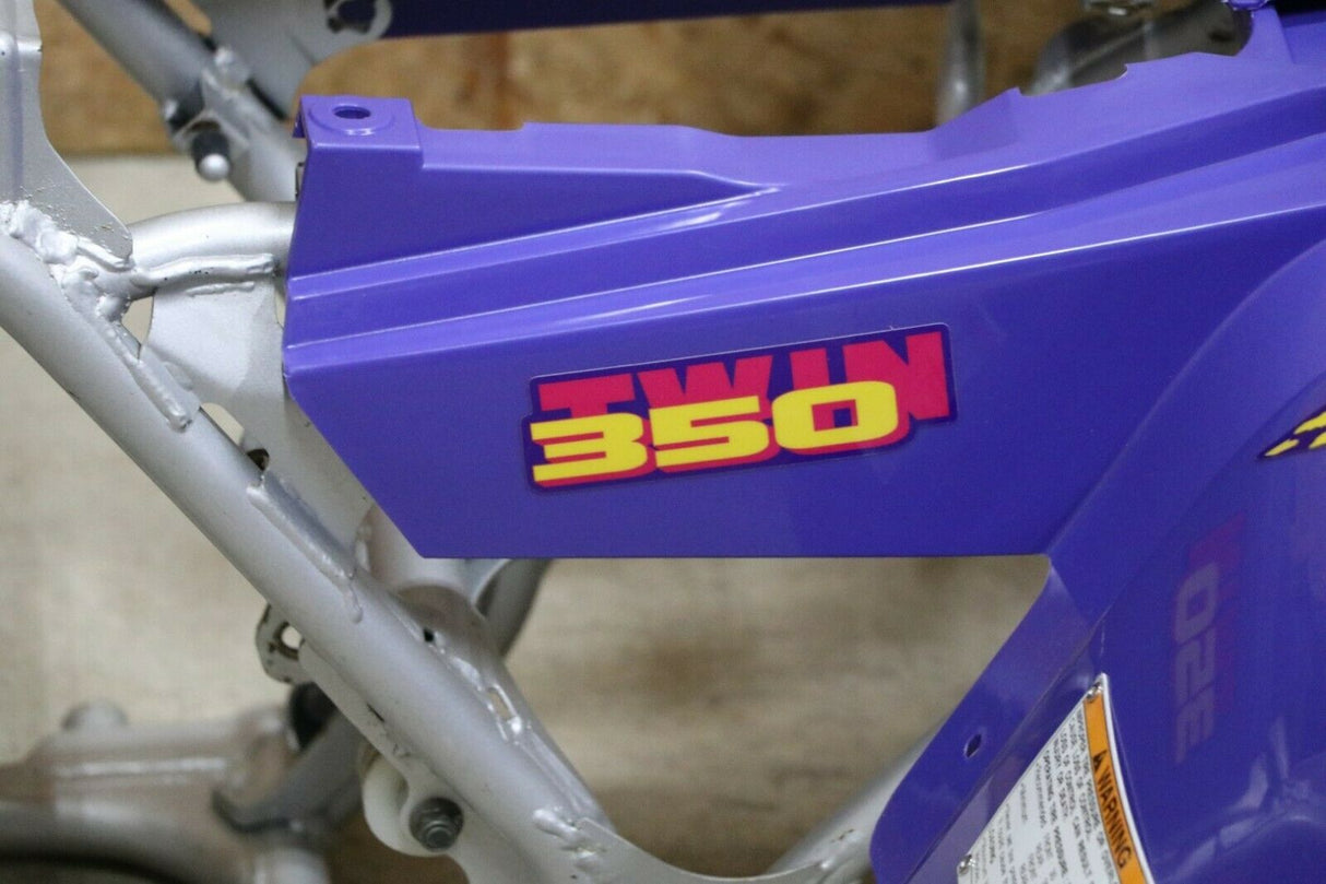 Yamaha Banshee fenders + gas tank plastic grill + graphics VIOLET PURPLE 1994 10