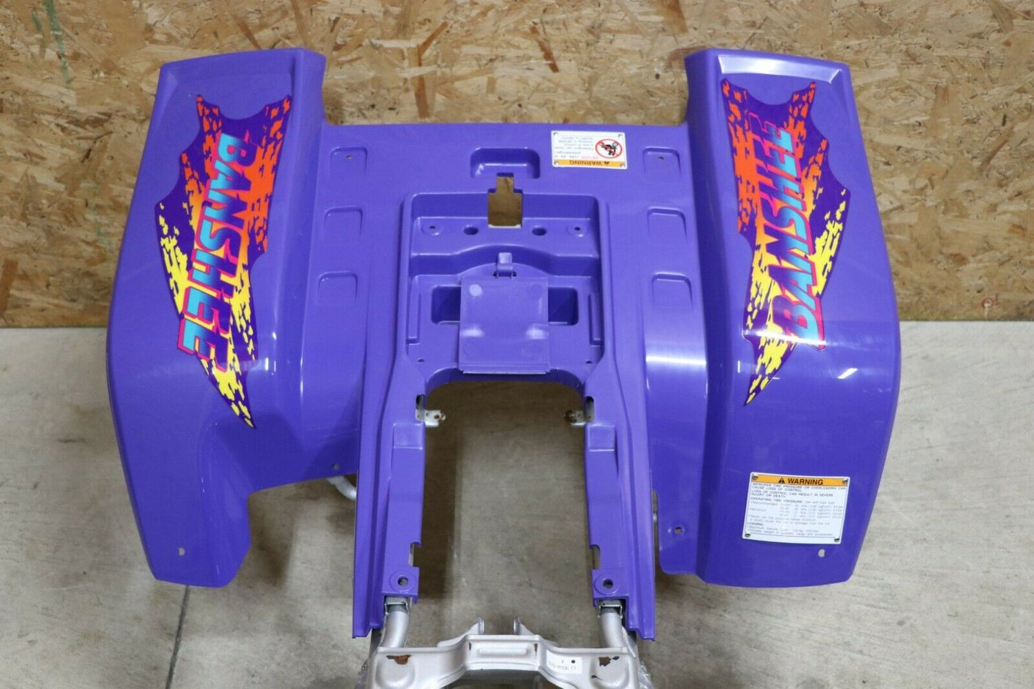 Yamaha Banshee fenders + gas tank plastic grill + graphics VIOLET PURPLE 1994 11