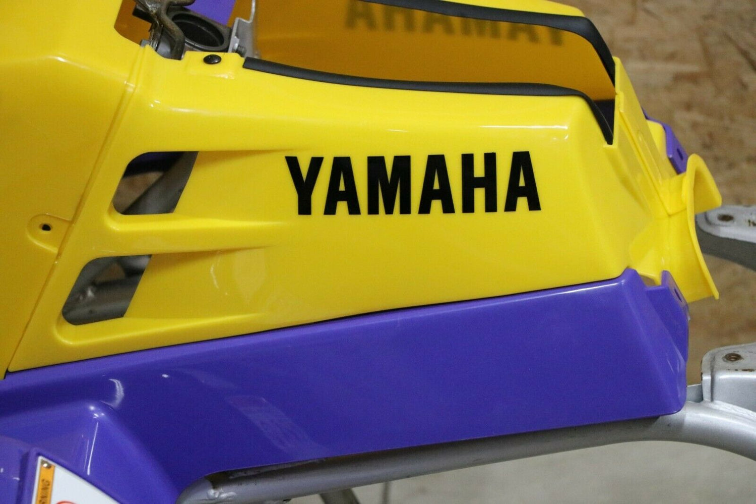 Yamaha Banshee fenders + gas tank plastic grill + graphics VIOLET PURPLE 1994 12