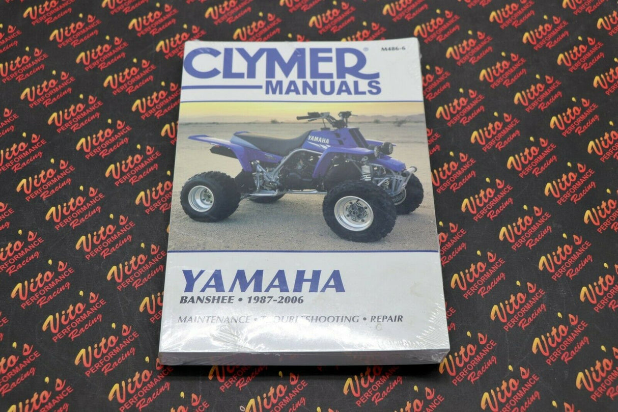 Clymer ATV/UTV Repair Manuals M486-6 YFZ350 Banshee 1987-2006 2