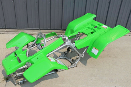 NEW Yamaha Banshee fenders front + rear plastic body 1987-2006 GREEN 2