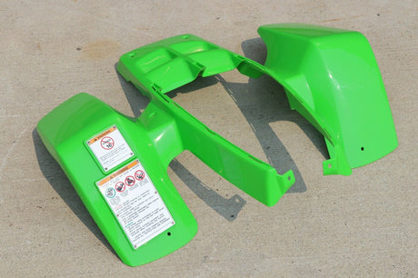 NEW Yamaha Banshee fenders front + rear plastic body 1987-2006 GREEN 9