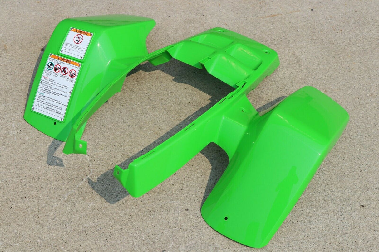NEW Yamaha Banshee fenders front + rear plastic body 1987-2006 GREEN 10