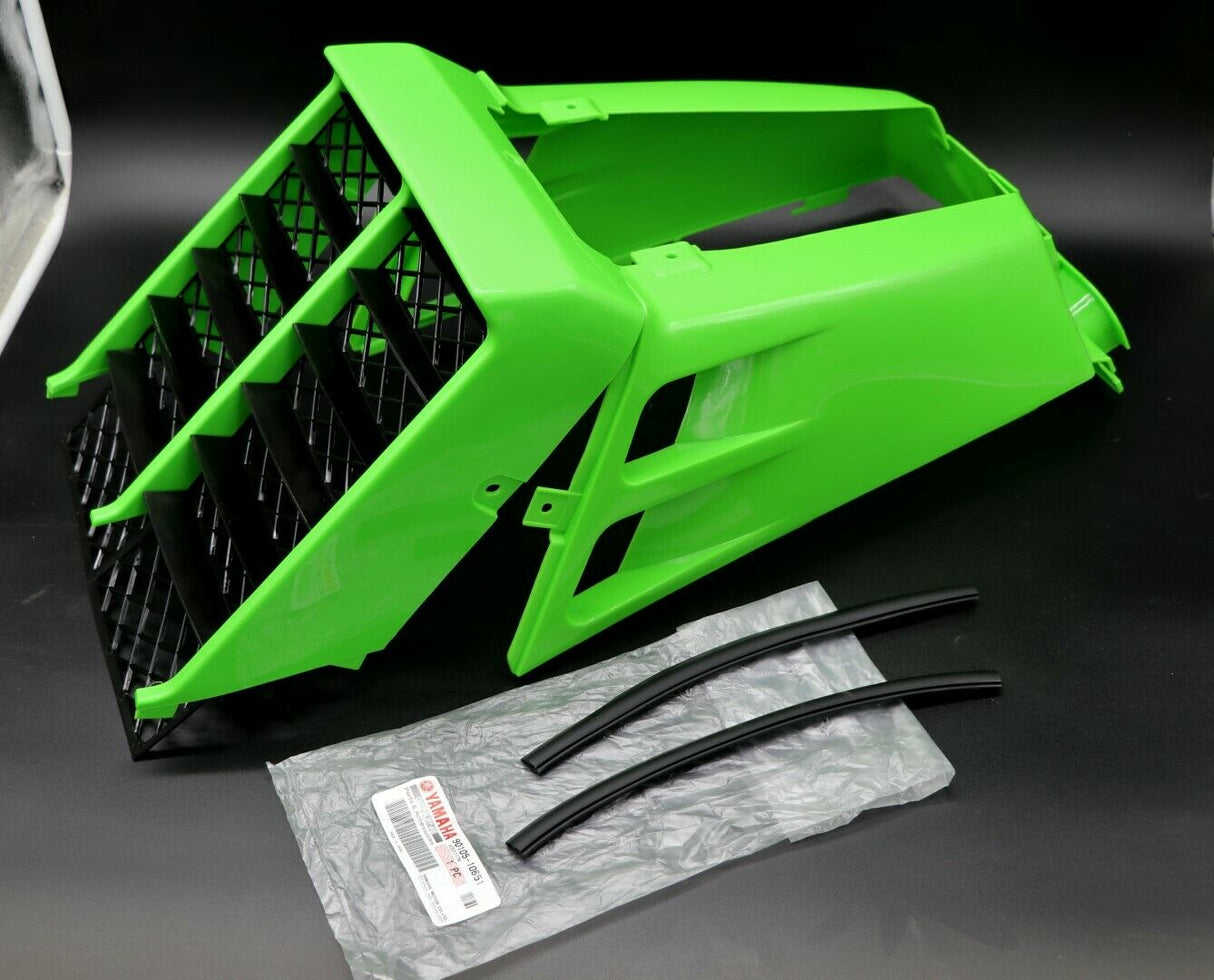 NEW Vito's Yamaha Banshee plastic gas tank side covers + grill 1987-2006 GREEN 1