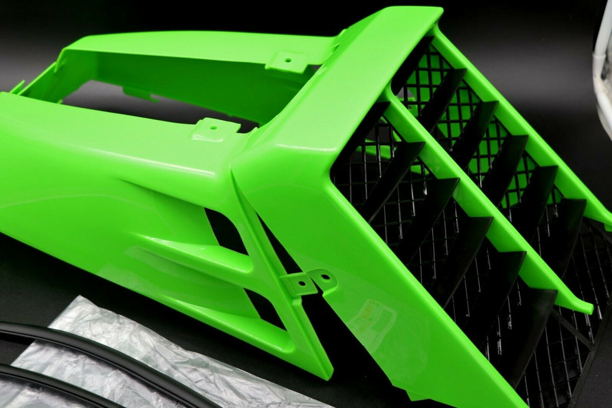 NEW Vito's Yamaha Banshee plastic gas tank side covers + grill 1987-2006 GREEN 3