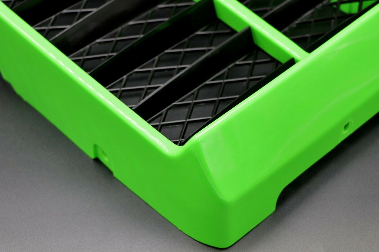 NEW Vito's Yamaha Banshee plastic gas tank side covers + grill 1987-2006 GREEN 7